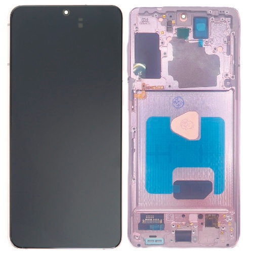 Дисплей Samsung Galaxy S21 Plus 5G G996B з тачскріном (OLED з фіолетовою рамкою)