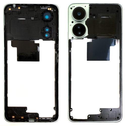 Рамка корпусу Xiaomi Redmi 13C (зелена зі склом камери)