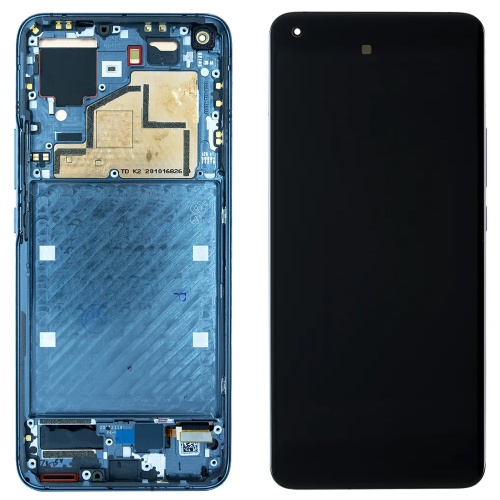 Дисплей Xiaomi Mi 11 з тачскріном та рамкою (оригінал 100% сріблястий)