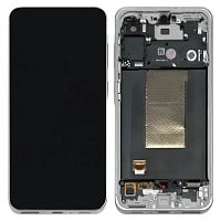 Дисплей Samsung Galaxy A56 5G A566 з тачскріном (оригінал OEM SP із сірою рамкою)