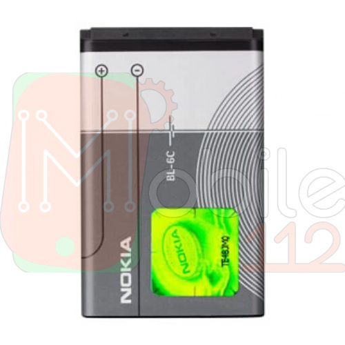 Аккумулятор Nokia BL-6C оригинал Китай 110 111 112 113 2115 2116 2125 2126 2128 2855 2865 2875 3152 3155 6012 6015 6016 6019 6152