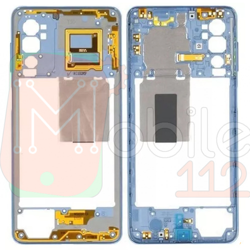 Рамка корпуса Samsung Galaxy M53 M536B (синяя)