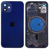 Корпус Apple iPhone 12 (синий оригинал Китай US)