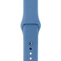Силіконовий ремінець Apple Watch 42 - 44 мм (блакитний 3 S)