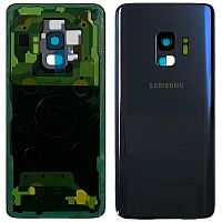 Задня кришка Samsung Galaxy S9 G960F (синя Original New зі склом камери)