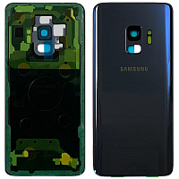 Задня кришка Samsung Galaxy S9 G960F (синя Original New зі склом камери)