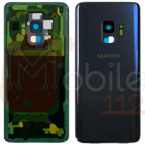 Задня кришка Samsung Galaxy S9 G960F (синя Original New зі склом камери)