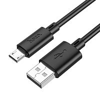 Кабель зарядки Hoco X88 Gratified USB A - Micro 2.4A 1м