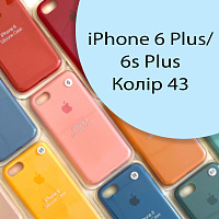 Чохол Silicone case для iPhone 6 Plus, 6S Plus (зелений №43)