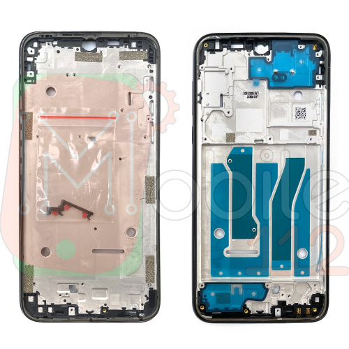 Рамка дисплея Motorola Moto G8+ Plus (черная оригинал Китай)