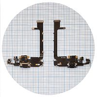 Шлейф Apple iPhone 11 Pro Max с разъемом зарядки и микрофоном (-)