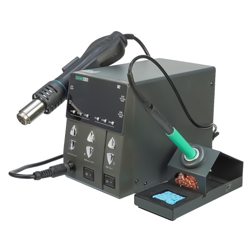 Паяльна станція прецизійна Sugon 212 (паяльник T12, 3 канали пам'яті, 200C - 450C, фен, 3 канали пам'яті, 100C - 500C, 760W) фото 2