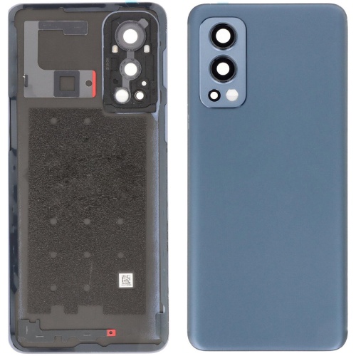 Задня кришка OnePlus Nord 2 5G (сіра оригінал Китай зі склом камери)
