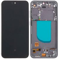 Дисплей Samsung Galaxy S23 FE S711 з тачскріном (OLED Small LCD з сірою рамкою)