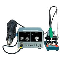 Паяльная станция прецизионная Kaisi 8521P-210, фен 100C - 450C, паяльник стандарта JBC 210 200C - 500C, 800W