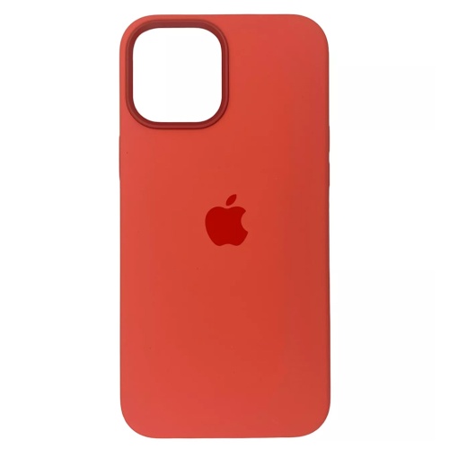 Чохол Silicone case для IPhone 12, IPhone 12 Pro Оригінал (оранжевый pink citrus №8)