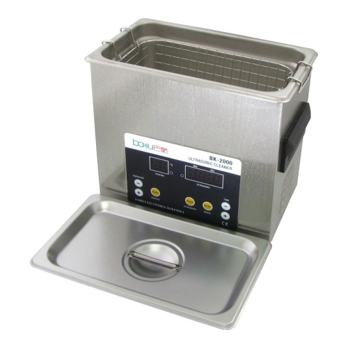 Ультразвукова ванна Baku BK-2000 з функцією дегазації рідини (3.2L, 120W, 40 kHz, підігрів до 80 гр. C, таймер до 99 хв.)