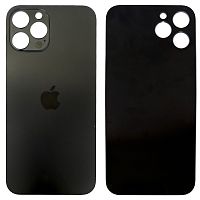 Задня кришка Apple iPhone 12 Pro Max (уцінка - чорна з великим отвором)