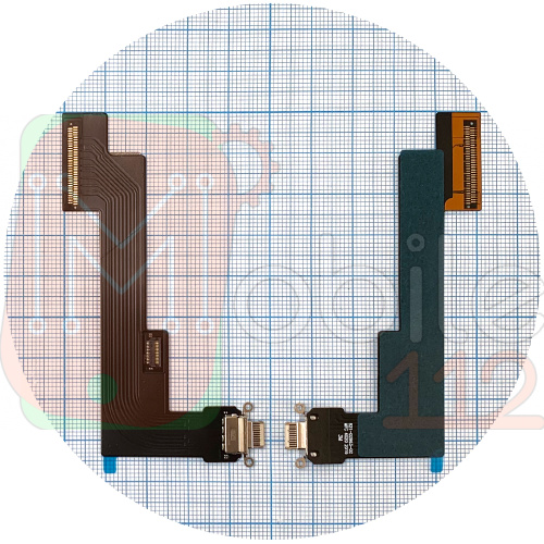 Шлейф Apple iPad Air 4 2020, iPad Air 5 2022 с разъемом зарядки (белый версия Wi-Fi)