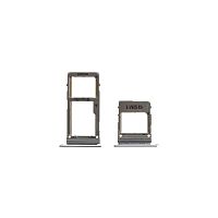 Тримач Sim картки Samsung Galaxy A8 2018 A530F, Galaxy A8 Plus 2018 A730F (сірий на 2 SIM + Micro SD комплект)