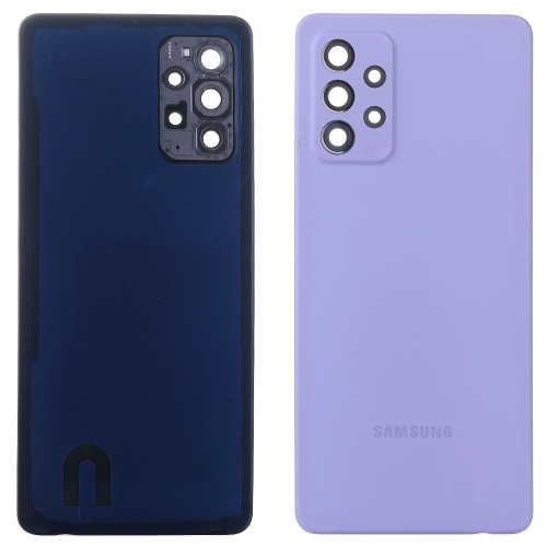 Задня кришка Samsung Galaxy A72 A725F, A72 5G A726B (фіолетова оригінал Китай зі склом камери) Задня кришка Samsung Galaxy A72 A725F, A72 5G A726B (фіолетова оригінал Китай зі склом камери)