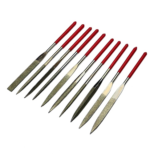 Набір надфілів з алмазним напиленням 180*5 мм (10 шт)