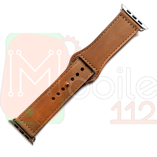 Кожаный ремешок Apple Watch 38 - 40 мм (коричневый)