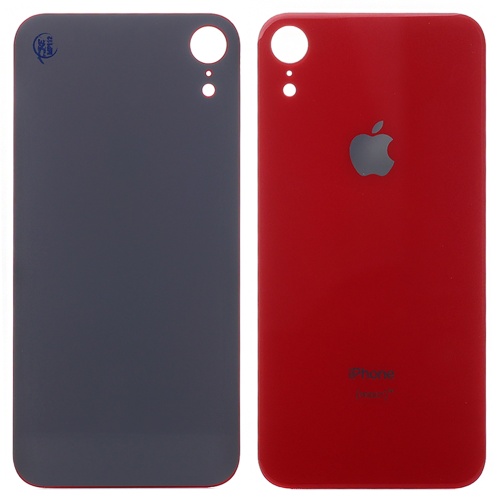 Задня кришка Apple iPhone XR (червона AAA з великим отвором) Задня кришка Apple iPhone XR (червона AAA з великим отвором)