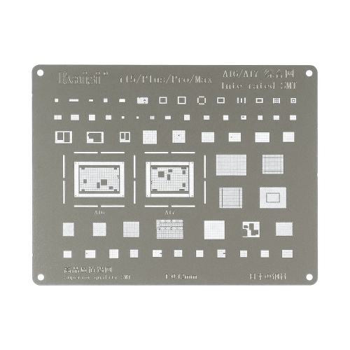 Трафарет BGA Kaisi A16/ A17 для iPhone 15/ 15 Plus/ 15Pro/ 15 Pro Max