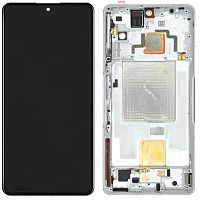 Дисплей Xiaomi Poco F4 GT з тачскріном (оригінал Китай у сріблястій рамці)
