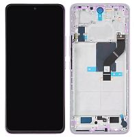 Дисплей Xiaomi 12 Lite з тачскріном (оригінал REF з рожевою рамкою)