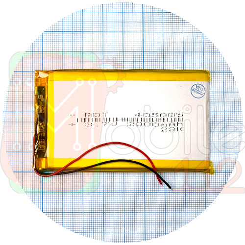 Акумулятор універсальний 405085Р 85 х 50 х 4 мм 2000 mAh 3.7V