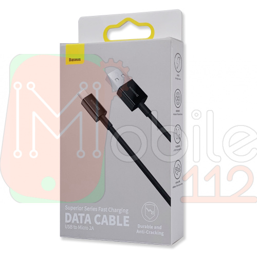 Кабель зарядки Superior Series Fast Charging Data Cable USB to Micro 2A 1м (CAMYS-01)