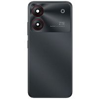 Задня кришка ZTE Blade A34 (сіра оригінал Китай зі склом камери)
