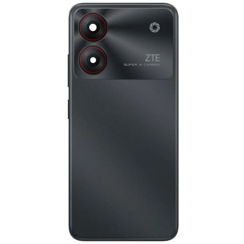 Задня кришка ZTE Blade A34 (сіра оригінал Китай зі склом камери)