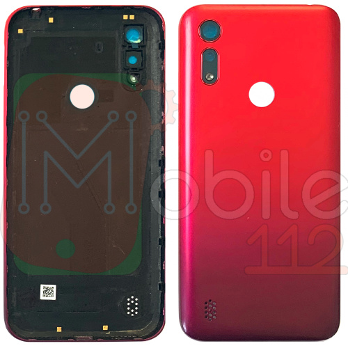 Задняя крышка Motorola Moto E6s 2020 XT2053  (красная оригинал Китай)