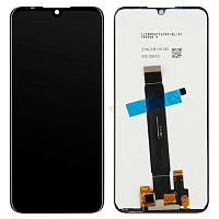 Дисплей Motorola Moto E6 Plus XT2025 + тачскрин (черный)