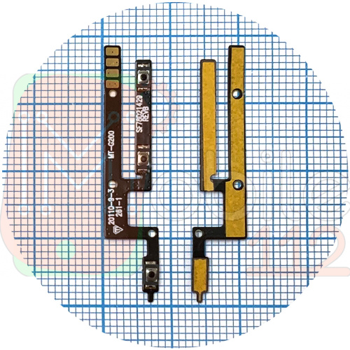 Шлейф Motorola Moto G200 5G XT2175 з кнопками гучності та ввімкнення