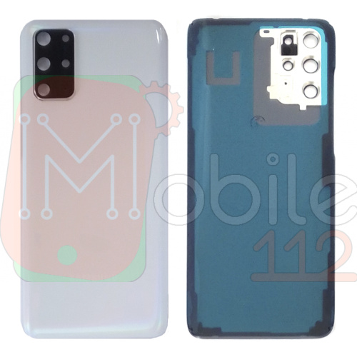 Задня кришка Samsung Galaxy S20+ Plus G985F (біла Original New зі склом камери)