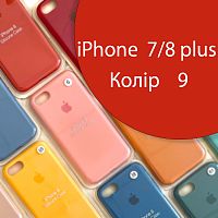 Чохол Silicone case для iPhone 7 Plus, iPhone 8 Plus оригінал (червоний red №9)