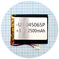 Аккумулятор универсальный 045065P 69 x 50 x 3,9 мм 2500 mAh 3,7 V