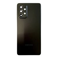 Задняя крышка Samsung Galaxy A52 A525F (черная оригинал Китай со стеклом камеры)