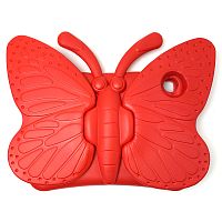 Детский противоударный чехол Butterfly для iPad Air/Air2 (красный)