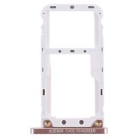 Держатель Sim карты Xiaomi Mi Max 3 (золотистый 2 SIM (1 SIM + Micro SD))