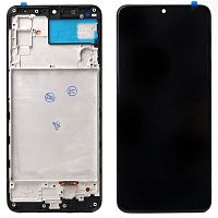 Дисплей Samsung Galaxy M32 M325F з тачскріном (OLED Small Glass з рамкою)