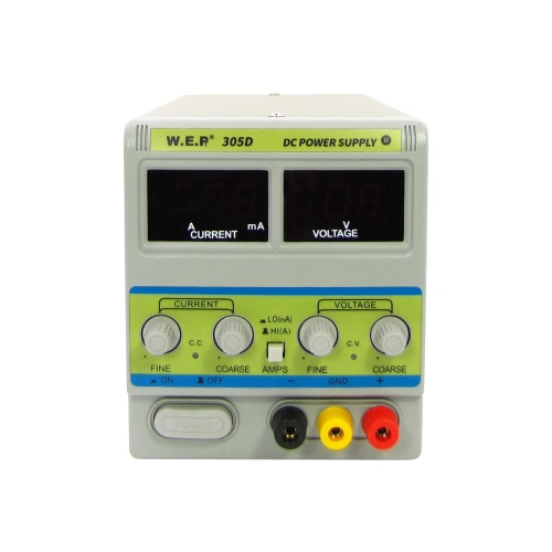 Блок живлення лабораторний WEP PS-305D-II з перемикачем Hi(A)/Lo(mA) 30V 5A цифрова індикація фото 2