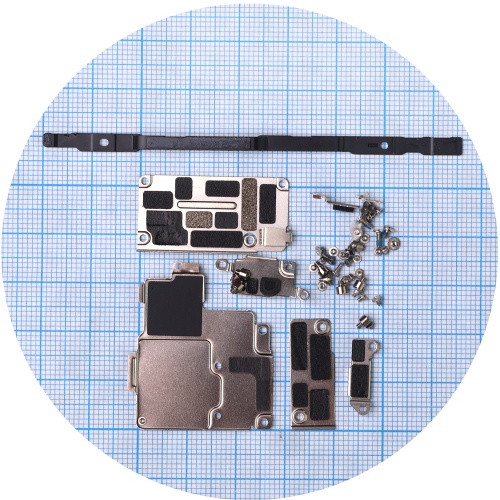 Набір винтів та кріпильно-прижимних пластин для Apple iPhone 12 (оригінал 100%)