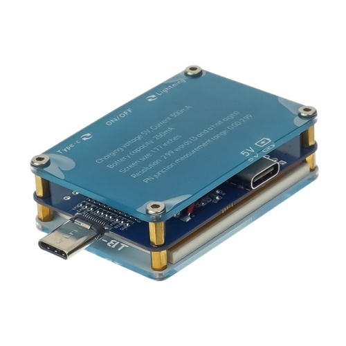 Тестер разъёмов питания Relife TB-09, Type C/ Lightning с ЖК дисплеем и встроенной АКБ фото 2 Тестер разъёмов питания Relife TB-09, Type C/ Lightning с ЖК дисплеем и встроенной АКБ фото 2