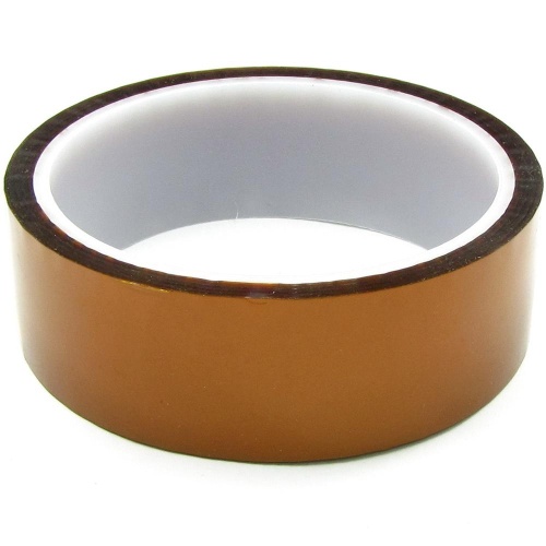 Термостійкий скотч каптоновий, коричневий 50 мм (max t 300 гр)