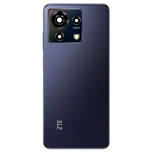 Задня кришка ZTE Blade V50 Vita (чорна оригінал Китай зі склом камери)